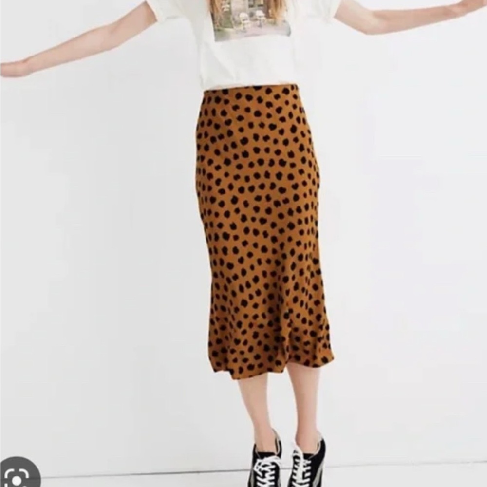 Madewell Midi Slip Skirt - Size: 8